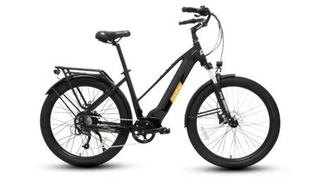 EUNORAU META275 in black step-over, manufacturer product photo