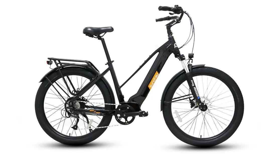 EUNORAU META275 in black step-over, manufacturer product photo