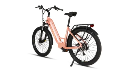 EUNORAU META275 2.0 in pastel pink step-through, manufacturer product photo